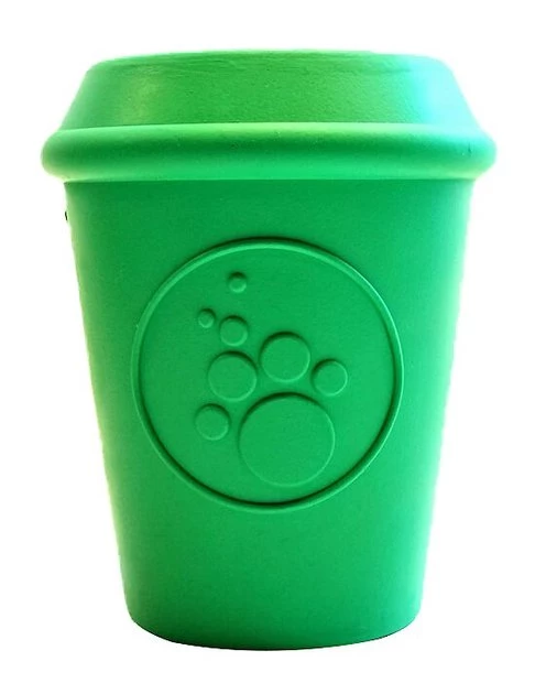 SodaPup Coffee Cup Treat Dispensing Tough Dog Chew Toy 3 SodaPup Coffee Cup Treat Dispensing Tough Dog Chew Toy