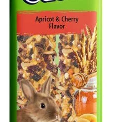 Vitakraft Crunch Sticks Apricot & Cherry Flavor Rabbit Treat, 2 Count