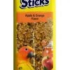 Vitakraft Crunch Sticks Apple & Orange Conure Bird Treat Toy