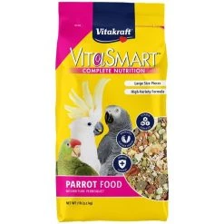 Vitakraft VitaSmart Complete Nutrition Parrot Food, 7-lb bag
