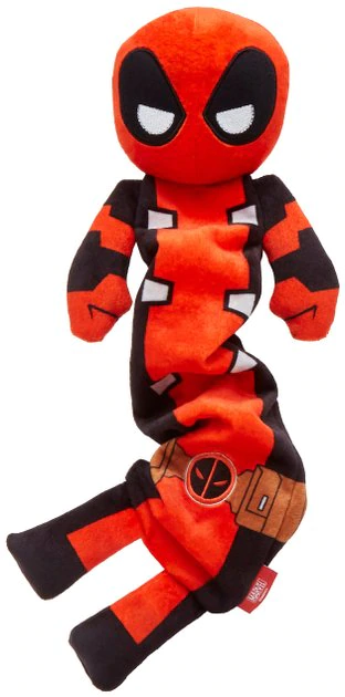 Marvel 's Deadpool Bungee Plush Squeaky Dog Toy 3 Marvel 's Deadpool Bungee Plush Squeaky Dog Toy