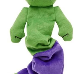 Marvel 's The Hulk Bungee Plush Squeaky Dog Toy