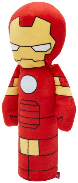 Marvel 's Ironman Bottle Plush Squeaky Dog Toy 3 Marvel 's Ironman Bottle Plush Squeaky Dog Toy