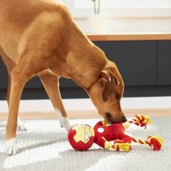 Marvel 's Ironman Plush with Rope Squeaky Dog Toy 7 Marvel 's Ironman Plush with Rope Squeaky Dog Toy -Deals Marvel Store✌️ 220736 PT2. SY630 V1612364908