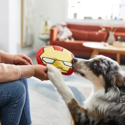 Marvel 's Ironman Round Plush Squeaky Dog Toy -Deals Marvel Store✌️ 220738 PT2. SY630 V1612365474