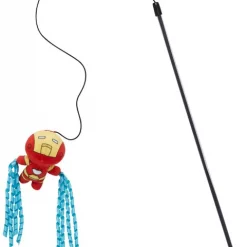 Marvel 's Ironman Teaser Cat Toy with Catnip