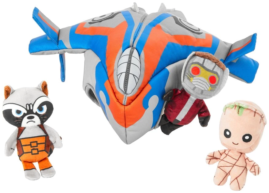 Disney Marvel 's The Milano Hide & Seek Puzzle Plush Squeaky Dog Toy 3 Disney Marvel 's The Milano Hide & Seek Puzzle Plush Squeaky Dog Toy