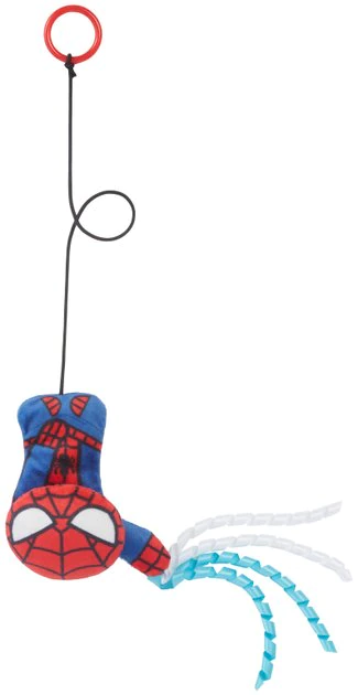 Marvel 's Spider-Man Bouncy Cat Toy with Catnip 3 Marvel 's Spider-Man Bouncy Cat Toy with Catnip
