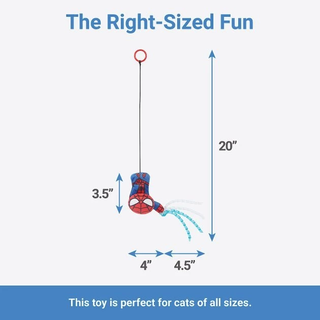 Marvel 's Spider-Man Bouncy Cat Toy with Catnip 4 Marvel 's Spider-Man Bouncy Cat Toy with Catnip - Image 2