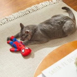 Marvel 's Spider-Man Plush Kicker Cat Toy with Catnip -Deals Marvel Store✌️ 220886 PT3. SY630 V1621383158