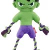 Marvel 's The Hulk Plush with Rope Squeaky Dog Toy -Deals Marvel Store✌️ 221031 MAIN. SY630 V1612367525