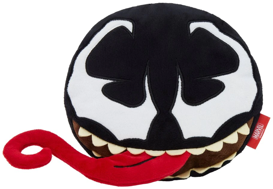 Marvel 's Venom Round Plush Squeaky Dog Toy 3 Marvel 's Venom Round Plush Squeaky Dog Toy