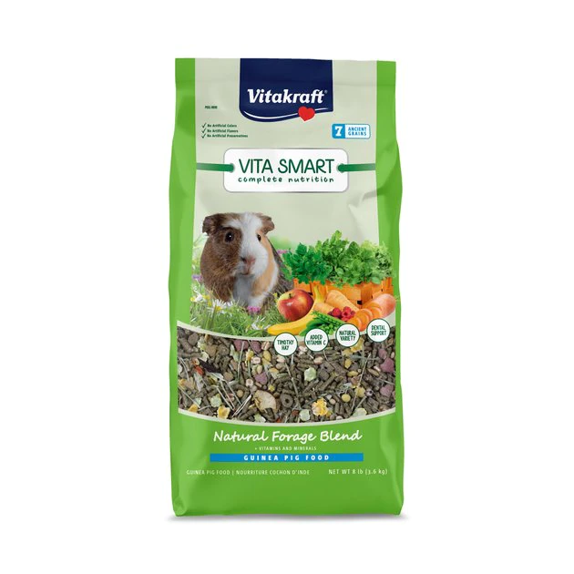 Vitakraft Vita Smart Complete Nutrition Premium Fortified Blend Timothy Hay Guinea Pig Food, 8-lb bag 3 Vitakraft Vita Smart Complete Nutrition Premium Fortified Blend Timothy Hay Guinea Pig Food, 8-lb bag