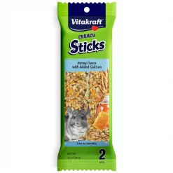 Vitakraft Crunch Sticks Honey with Added Calcium Chinchilla Treat