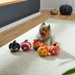 Marvel 's Halloween Heroes Pumpkin Plush Squeaky Dog Toy, 5 count 7 Marvel 's Halloween Heroes Pumpkin Plush Squeaky Dog Toy, 5 count -Deals Marvel Store✌️ 267858 PT3. SY630 V1623245834