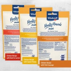 Vitakraft Meaty Morsels Mini Variety Pack Chicken Recipe Soft & Chewy Dog Treats, 1.69-oz bag, 3 count -Deals Marvel Store✌️ 277360 PT2. SY630 V1615417628