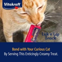 Vitakraft Lick 'n' Lap Creamy Chicken Low Calorie Interactive Wet Cat Treat?, 0.42-oz tube, case of 20 -Deals Marvel Store✌️ 282783 PT6. SY630 V1617658370