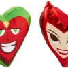 Marvel 's Scarlet Witch & Vision Hearts Plush Squeaky Dog Toy, 2 count -Deals Marvel Store✌️ 299002 MAIN. SY630 V1639417595