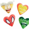 Marvel 's Valentine Candy Heart Heroes Plush Cat Toy with Catnip, 4 count -Deals Marvel Store✌️ 299015 MAIN. SY630 V1639417588