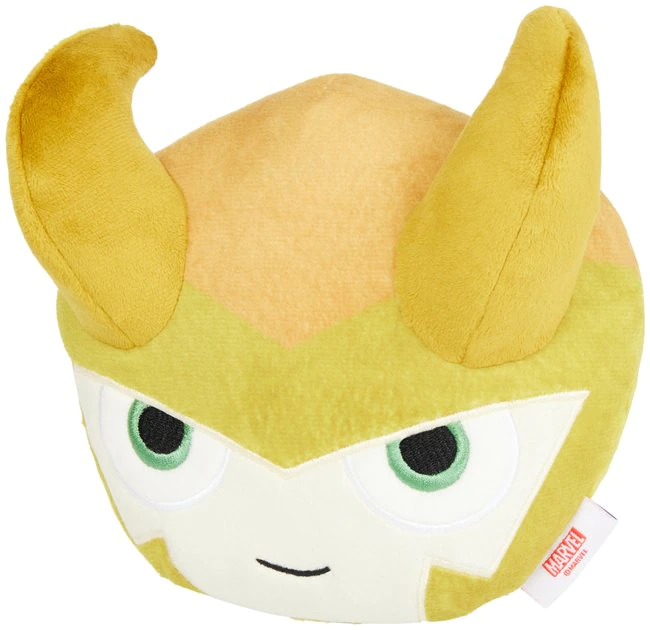 Marvel 'S Loki Round Plush Squeaky Dog Toy 3 Marvel 'S Loki Round Plush Squeaky Dog Toy