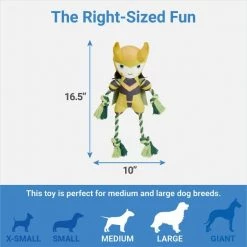 Marvel 'S Loki Plush with Rope Squeaky Dog Toy -Deals Marvel Store✌️ 316402 PT1. SY630 V1645204885