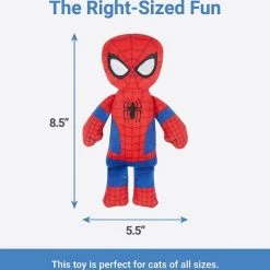 Marvel's Spider-Man Plush Kicker Toy + Spider-Man Bouncy Cat Toy with Catnip -Deals Marvel Store✌️ 319538 PT2. SY630 V1630617694