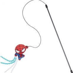Marvel's Spider-Man Wagazoo Plush Squeaky Dog Toy + Spider-Man Teaser Cat Toy with Catnip -Deals Marvel Store✌️ 319540 PT4. SY630 V1630620391