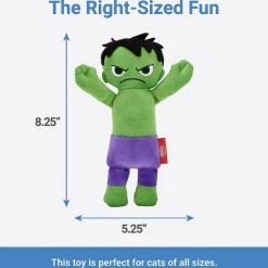 Marvel's The Hulk Plush Kicker + Ironman Plush Kicker Cat Toy with Catnip 11 Marvel's The Hulk Plush Kicker + Ironman Plush Kicker Cat Toy with Catnip -Deals Marvel Store✌️ 319542 PT2. SY630 V1630620996