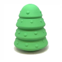 SodaPup Christmas Tree Rubber Treat Dispenser Dog Toy