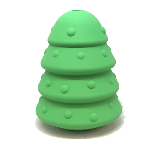 SodaPup Christmas Tree Rubber Treat Dispenser Dog Toy 3 SodaPup Christmas Tree Rubber Treat Dispenser Dog Toy
