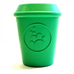 SodaPup Coffee Cup Rubber Treat Dispenser Dog Toy