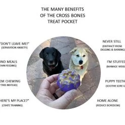 SodaPup Cross Bones Treat Pocket Dog Toy -Deals Marvel Store✌️ 346959 PT2. SY630 V1638306085