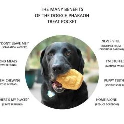 SodaPup Doggie Pharaoh Treat Dispenser Dog Toy -Deals Marvel Store✌️ 346963 PT3. SY630 V1638305832