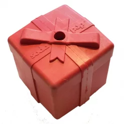 SodaPup Gift Box Rubber Treat Dispenser Dog Toy