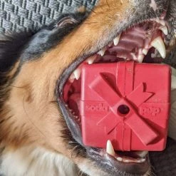 SodaPup Gift Box Rubber Treat Dispenser Dog Toy -Deals Marvel Store✌️ 346997 PT8. SY630 V1638307598