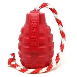 SodaPup Grenade Reward Rubber Tug & Retrieving Dog Toy