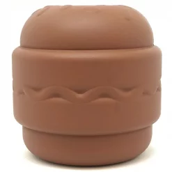 SodaPup Hamburger Rubber Treat Dispenser Dog Toy