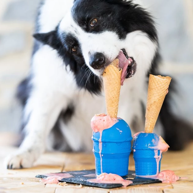 SodaPup Ice Cream Cone Treat Dispenser Dog Toy 4 SodaPup Ice Cream Cone Treat Dispenser Dog Toy - Image 2