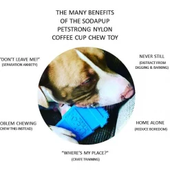 SodaPup Nylon Coffee Cup Chew Dog Toy -Deals Marvel Store✌️ 347042 PT2. SY630 V1638338488