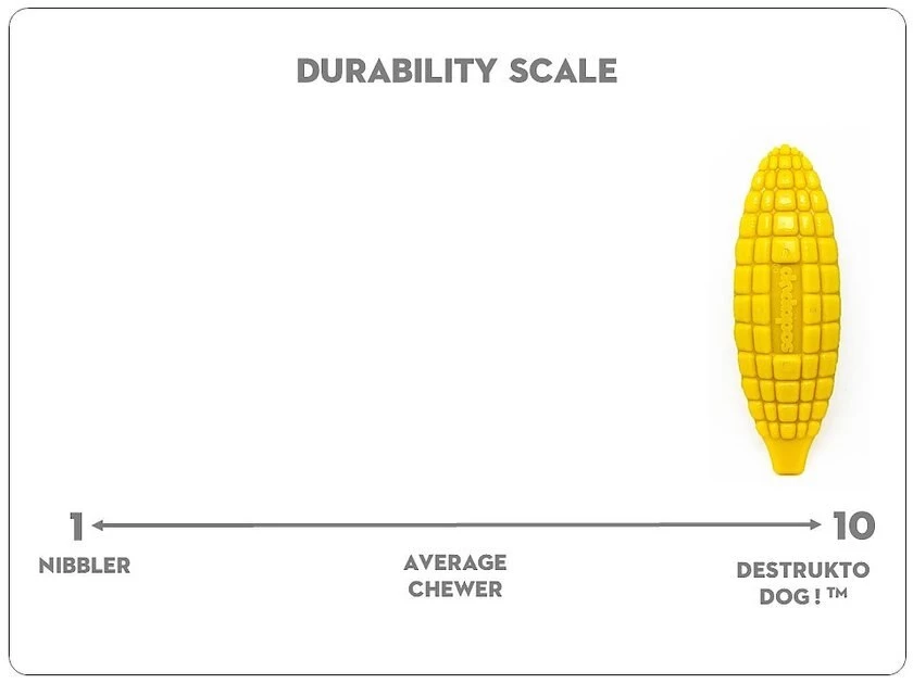 SodaPup Nylon Corn on the Cob Chew & Enrichment Dog Toy 8 SodaPup Nylon Corn on the Cob Chew & Enrichment Dog Toy - Image 6