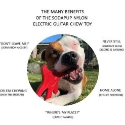 SodaPup Nylon Electric Guitar Chew Dog Toy -Deals Marvel Store✌️ 347048 PT4. SY630 V1638342410