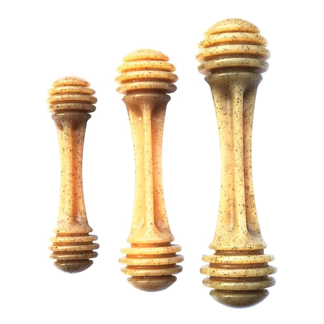SodaPup Nylon Honey Bone Chew Dog Toy 5 SodaPup Nylon Honey Bone Chew Dog Toy - Image 3