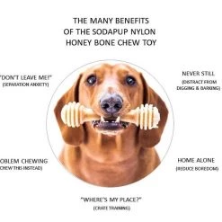 SodaPup Nylon Honey Bone Chew Dog Toy 13 SodaPup Nylon Honey Bone Chew Dog Toy -Deals Marvel Store✌️ 347054 PT3. SY630 V1638340885