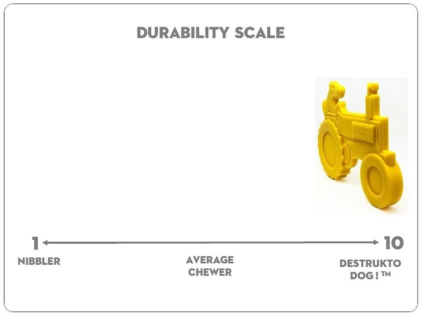 SodaPup Nylon Tractor Chew Dog Toy 7 SodaPup Nylon Tractor Chew Dog Toy - Image 5