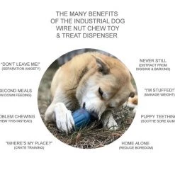 SodaPup Wire Nut Rubber Treat Dispenser Dog Toy -Deals Marvel Store✌️ 347133 PT2. SY630 V1638339726