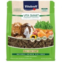 Vitakraft Vita Smart All-In-One Timothy Hay Food Adult Guinea Pig Food, 4-lb bag