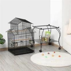Yaheetech||ZuPreem||Vitakraft Medium Bird Starter Kit - Yaheetech 55-in Triple Roof Rolling Bird Cage, Black + 2 other items 10 Yaheetech||ZuPreem||Vitakraft Medium Bird Starter Kit - Yaheetech 55-in Triple Roof Rolling Bird Cage, Black + 2 other items -Deals Marvel Store✌️ 538862 PT4. SY630 V1657658874