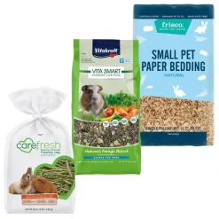 Vitakraft||Carefresh||Frisco Guinea Pig Starter Kit - Vitakraft VitaSmart Guinea Pig Food, 8-lb bag + 2 other items