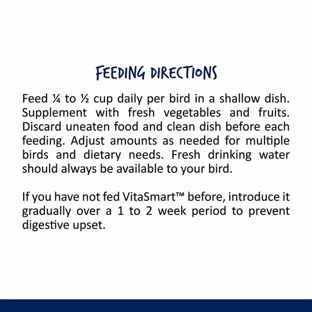 Vitakraft Vita Smart Vitamin-Fortified Gourmet Conure Bird Food, 4-lb bag 7 Vitakraft Vita Smart Vitamin-Fortified Gourmet Conure Bird Food, 4-lb bag - Image 5