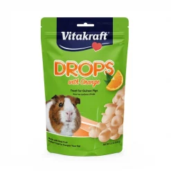 Vitakraft Drops Yogurt with Orange Guinea Pig Treats, 5.3-oz bag